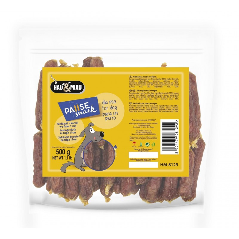Hau&Miau Pausesnack kaczka adult 500 g