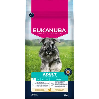 Eukanuba kurczak adult małe rasy 15 kg × 2