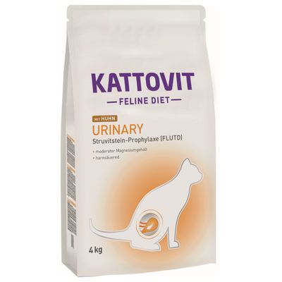 Kattovit Feline Diet Urinary kurczak 4 kg × 2
