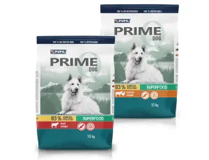 Pupil Prime drób, wołowina adult 10 kg × 2