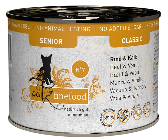 Catz Finefood Classic cielęcina, wołowina senior 200 g