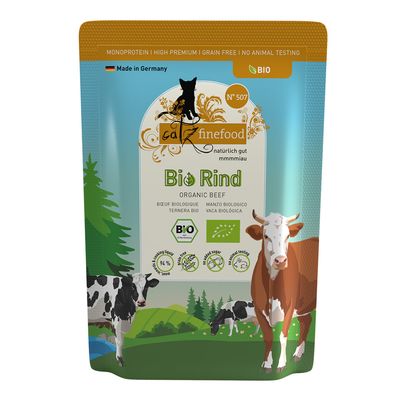 Catz Finefood Bio Sensitive Skin & Coat wołowina adult 85 g × 24