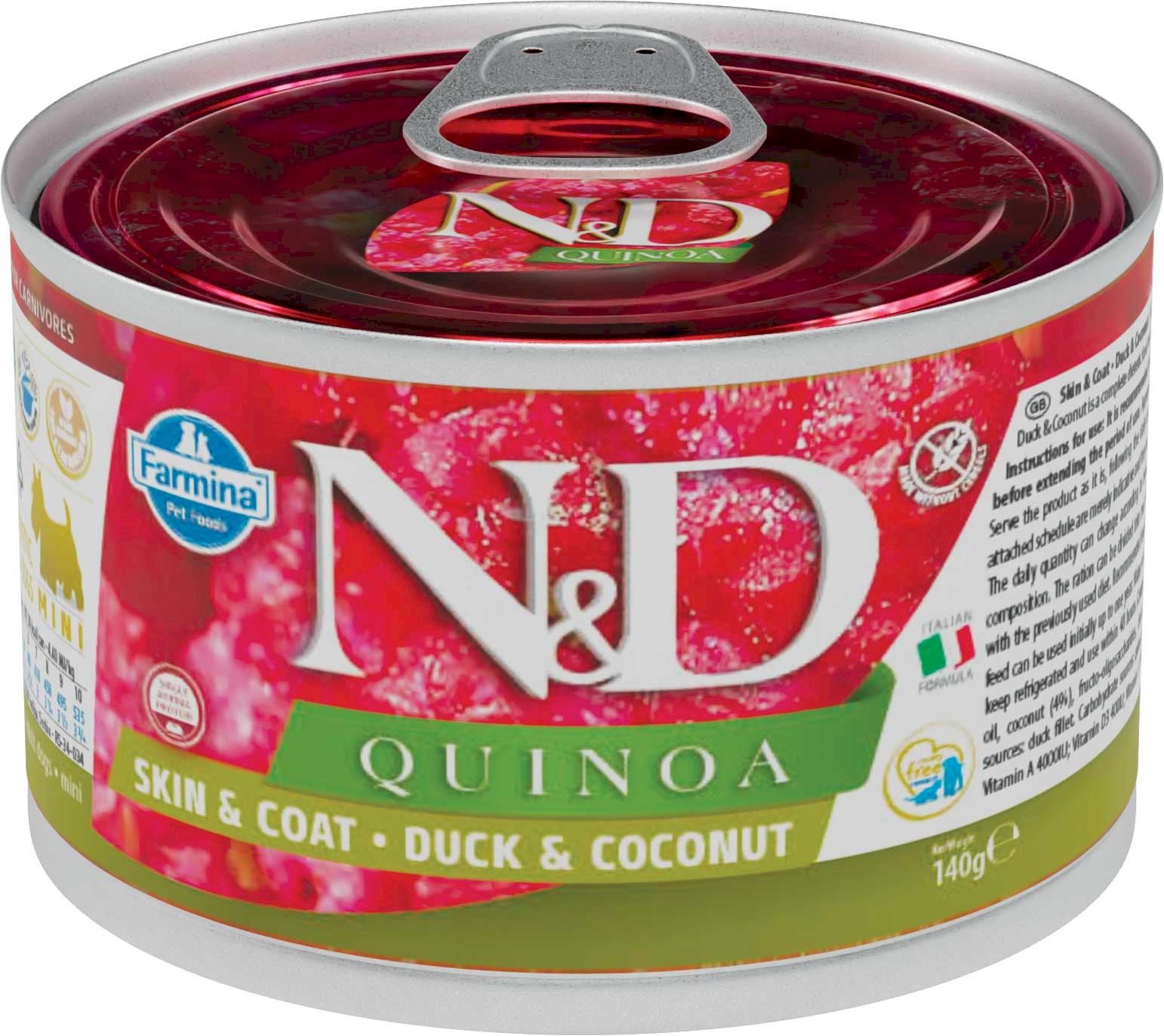 Farmina N&D Quinoa kaczka adult małe rasy 140 g