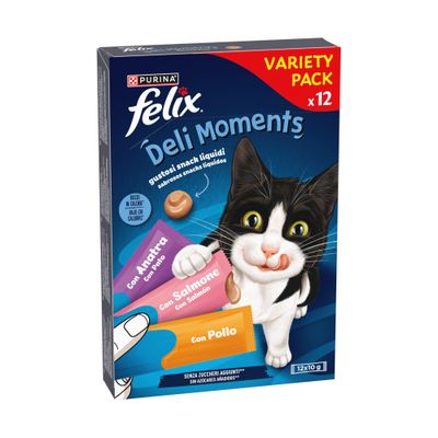 Purina Felix Deli Moments mix smaków 10 g × 12