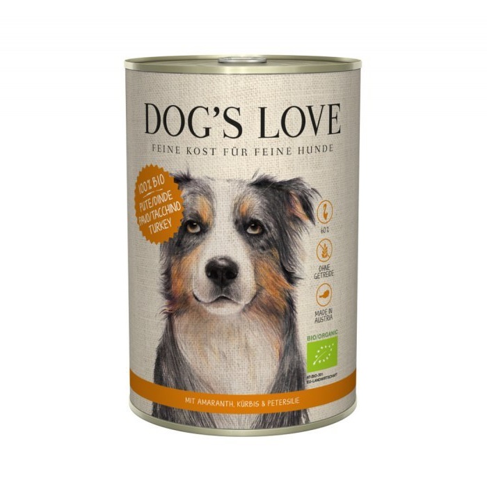 Dog's Love Bio indyk adult 400 g