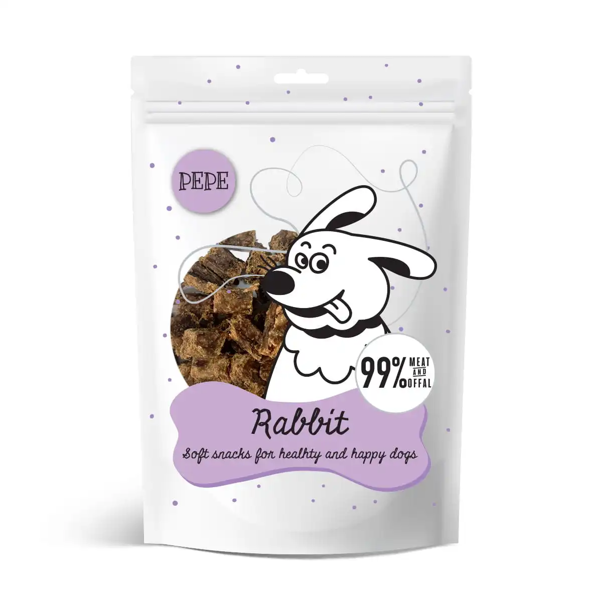 Paka Zwierzaka Pepe Mini Chunkies królik małe rasy 70 g