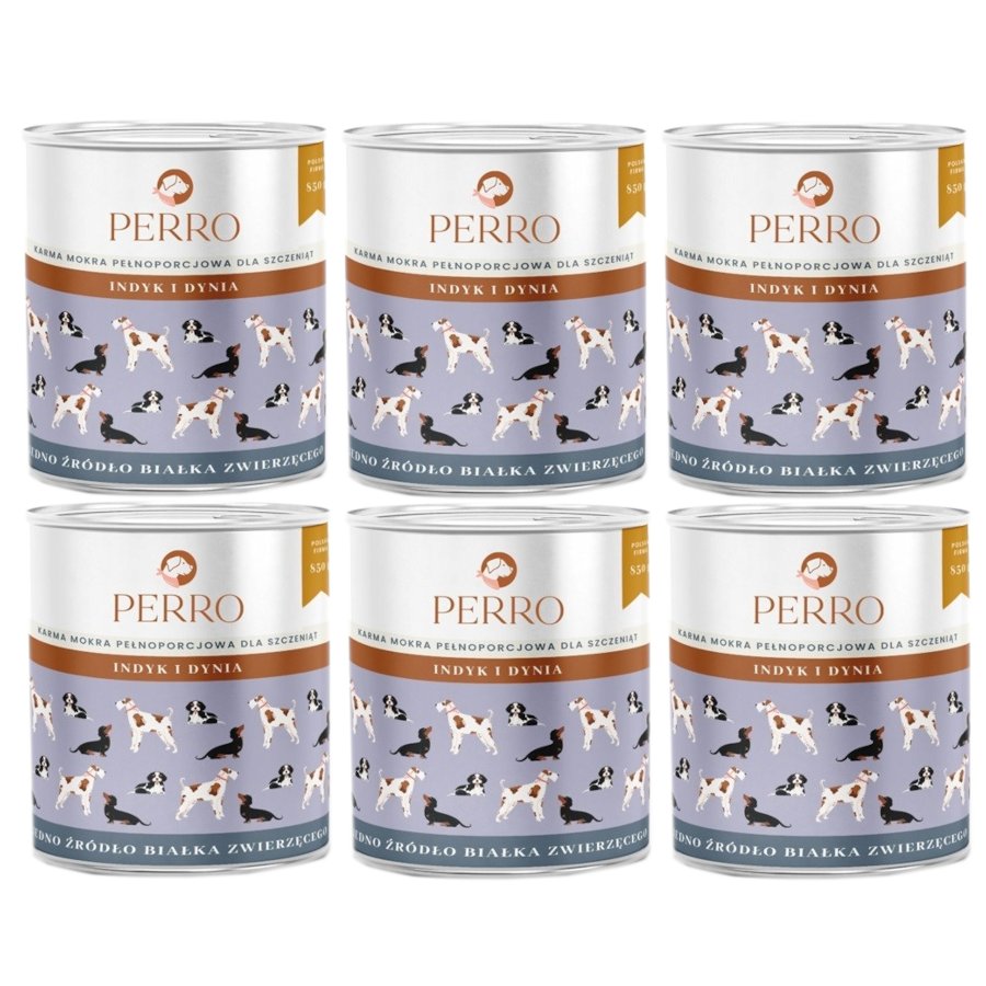 Perro indyk puppy 800 g × 6