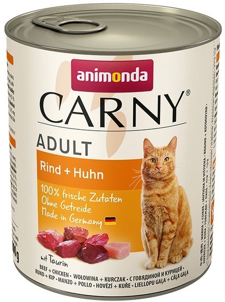 Animonda Carny kurczak, wołowina adult 800 g