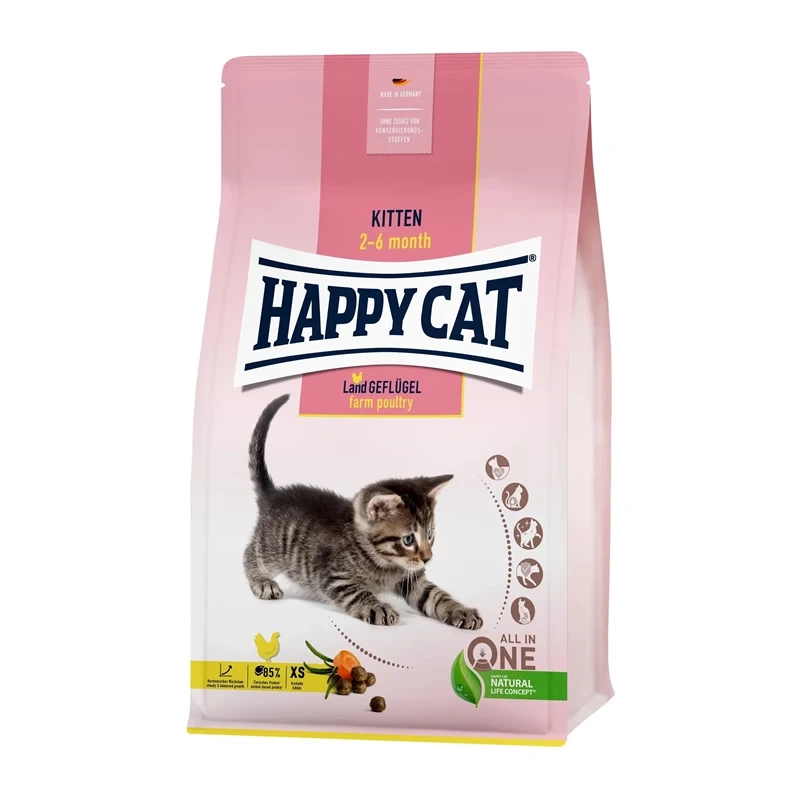 Happy Cat drób kitten 300 g