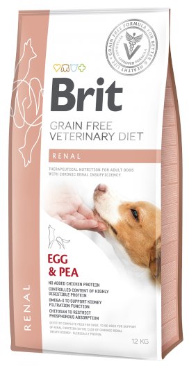 Brit Veterinary Diet Renal jajko adult 12 kg