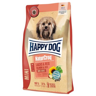 Happy Dog NaturCroq łosoś adult małe rasy 4 kg