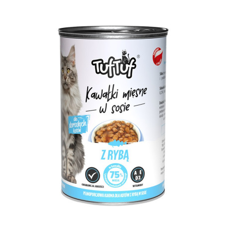 Tuf Tuf ryba w sosie adult 415 g