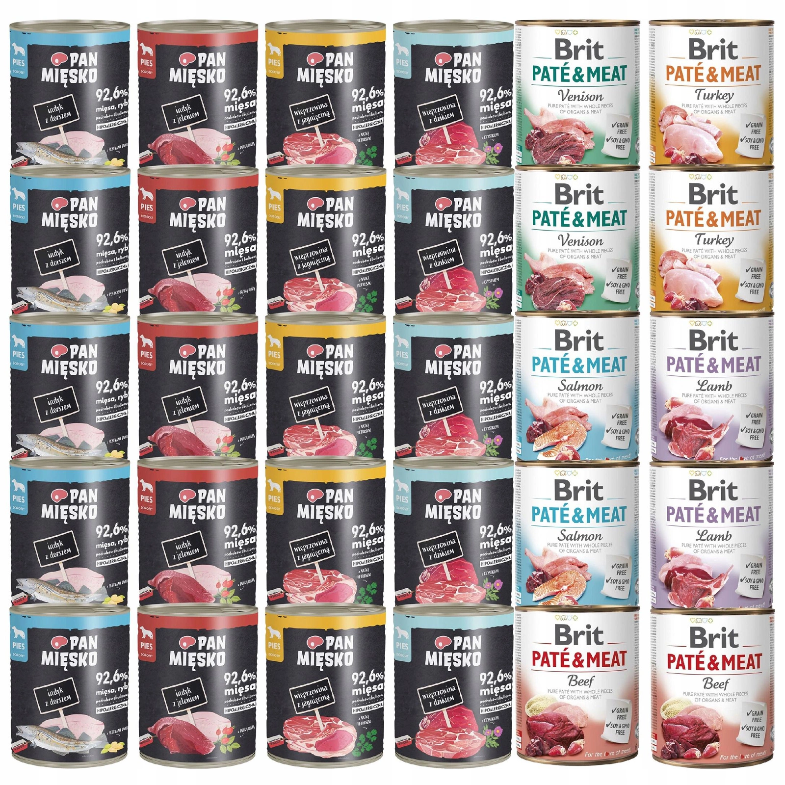 Brit Pan Mięsko 800 g × 30