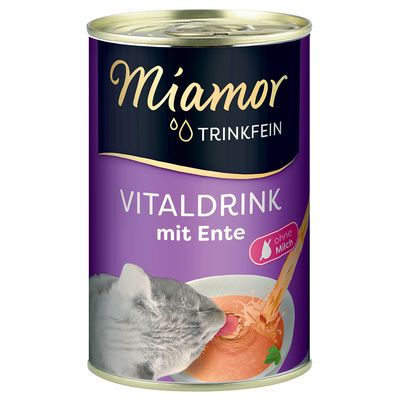 Miamor Trinkfein kaczka w bulionie 135 g × 24