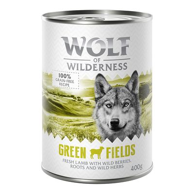 Wolf of Wilderness Monoprotein jagnięcina adult 400 g × 24