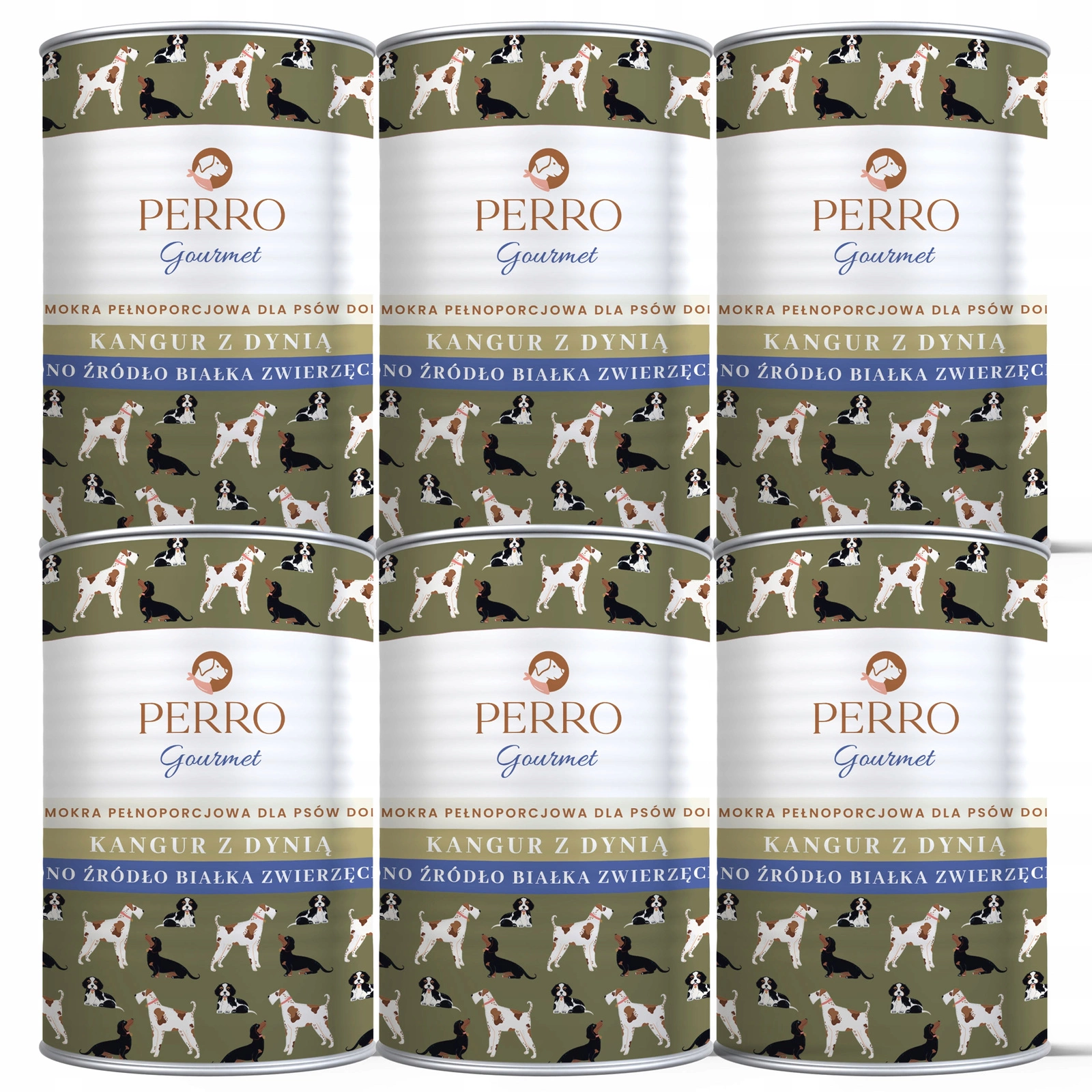 Perro Gourmet kangur adult 400 g × 6