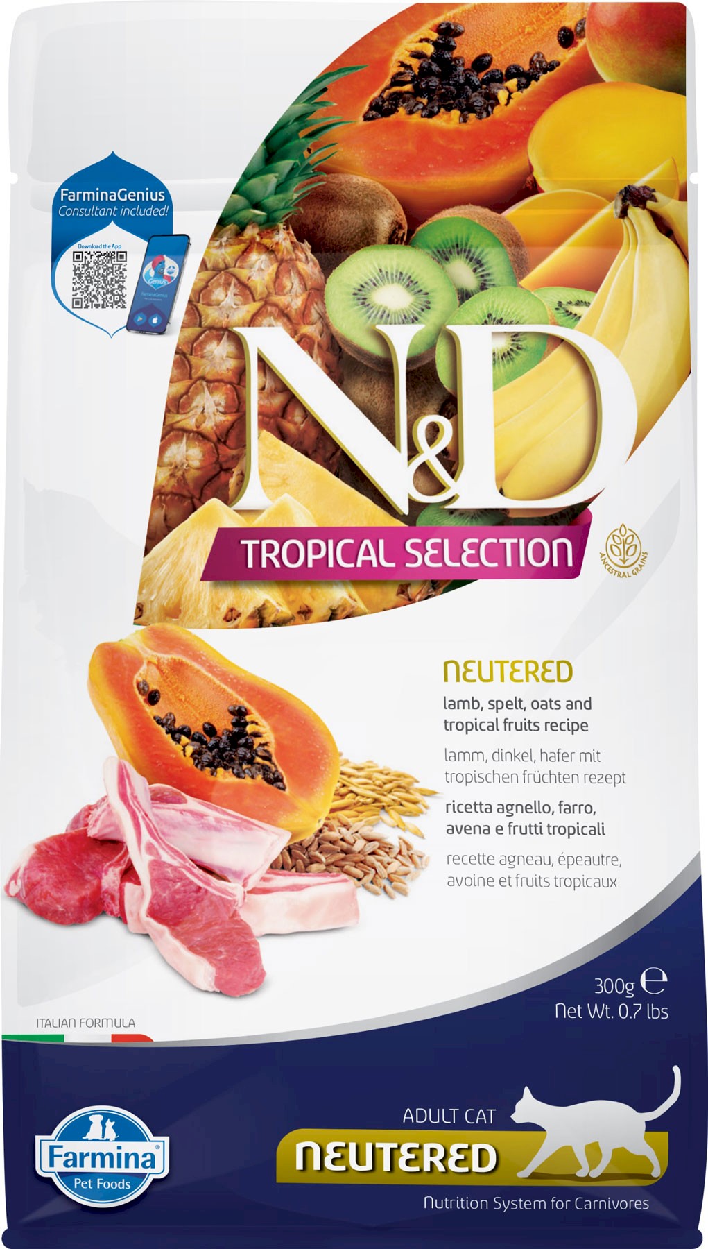 Farmina N&D Tropical Selection Sterilised jagnięcina adult 300 g