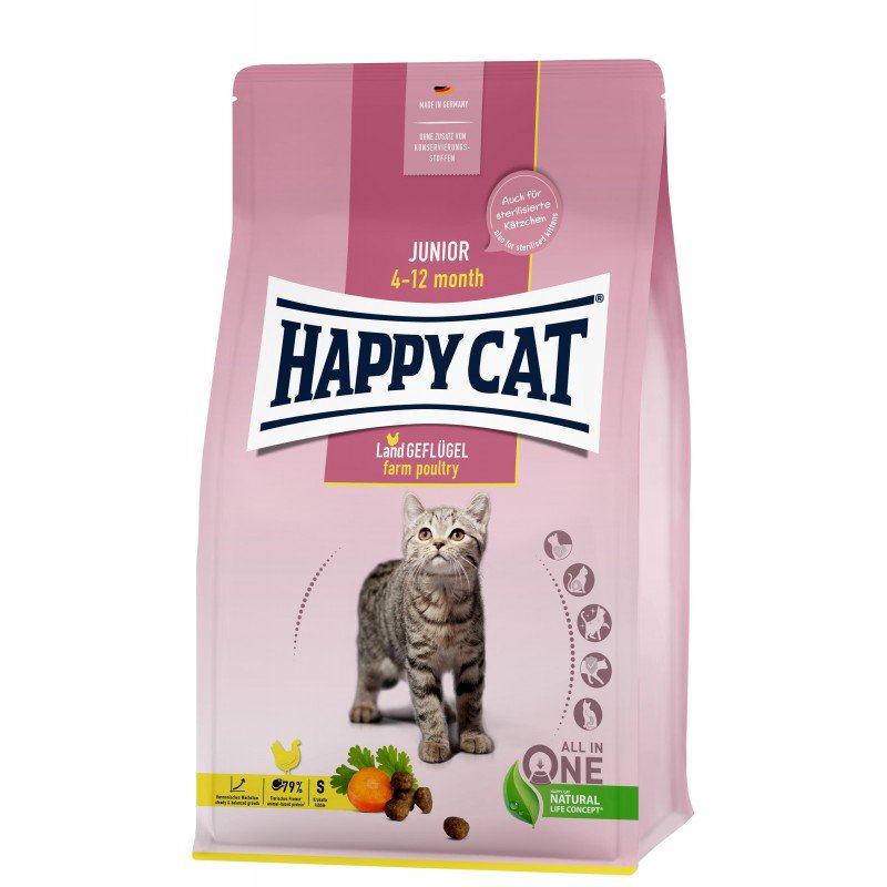 Happy Cat drób kitten 300 g