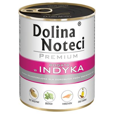 Dolina Noteci Premium indyk, jagnięcina, kaczka, wołowina adult 800 g × 12
