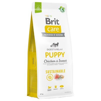 Brit Care kurczak, owady puppy 12 kg