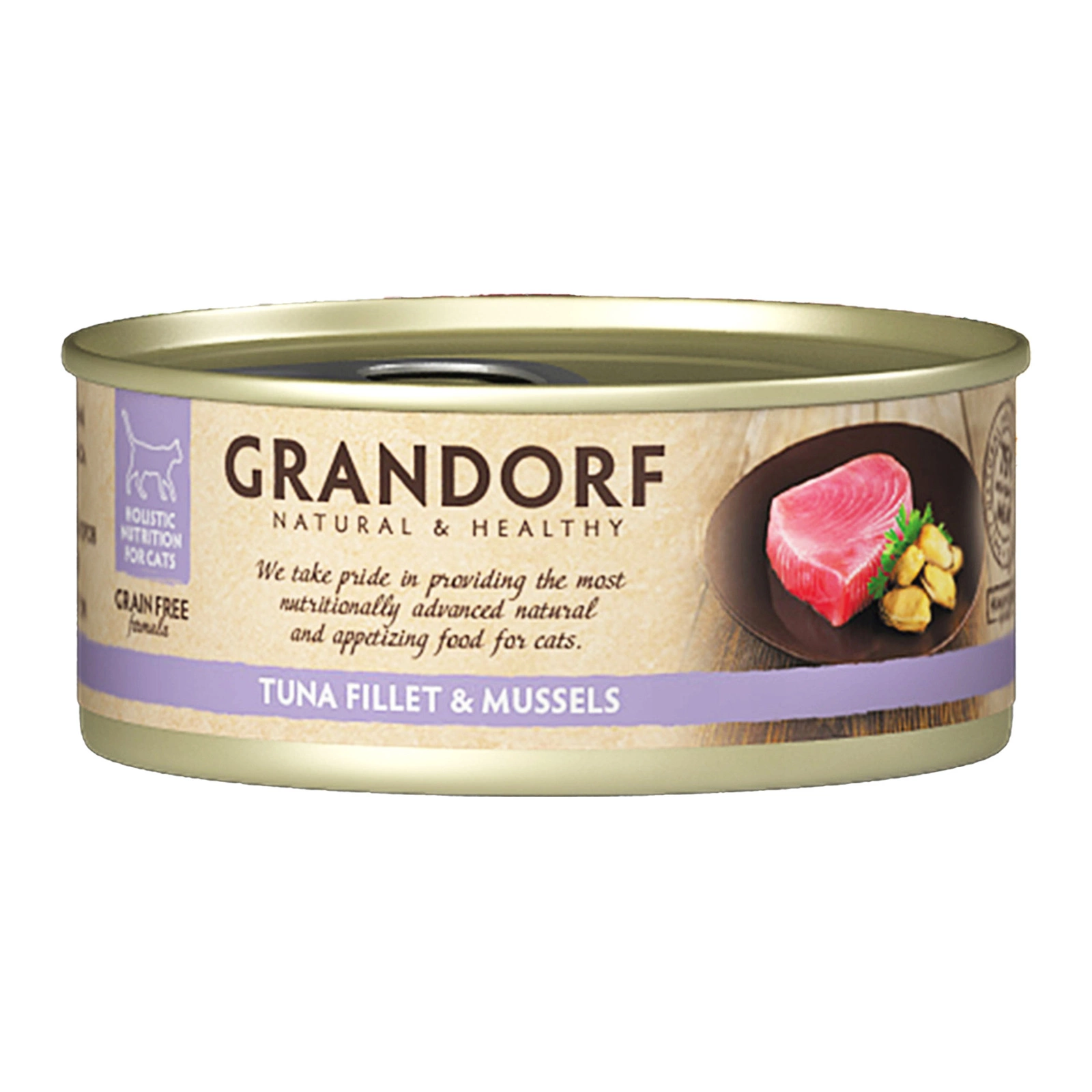 Grandorf tuńczyk, małże w bulionie 70 g