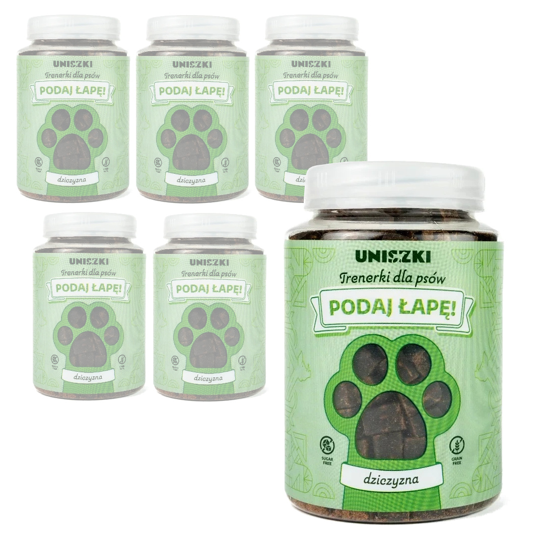 Uniszki Trenerki dziczyzna 150 g × 6