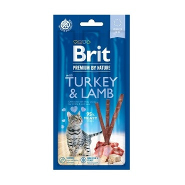 Brit Premium by Nature indyk, jagnięcina 5 g × 3