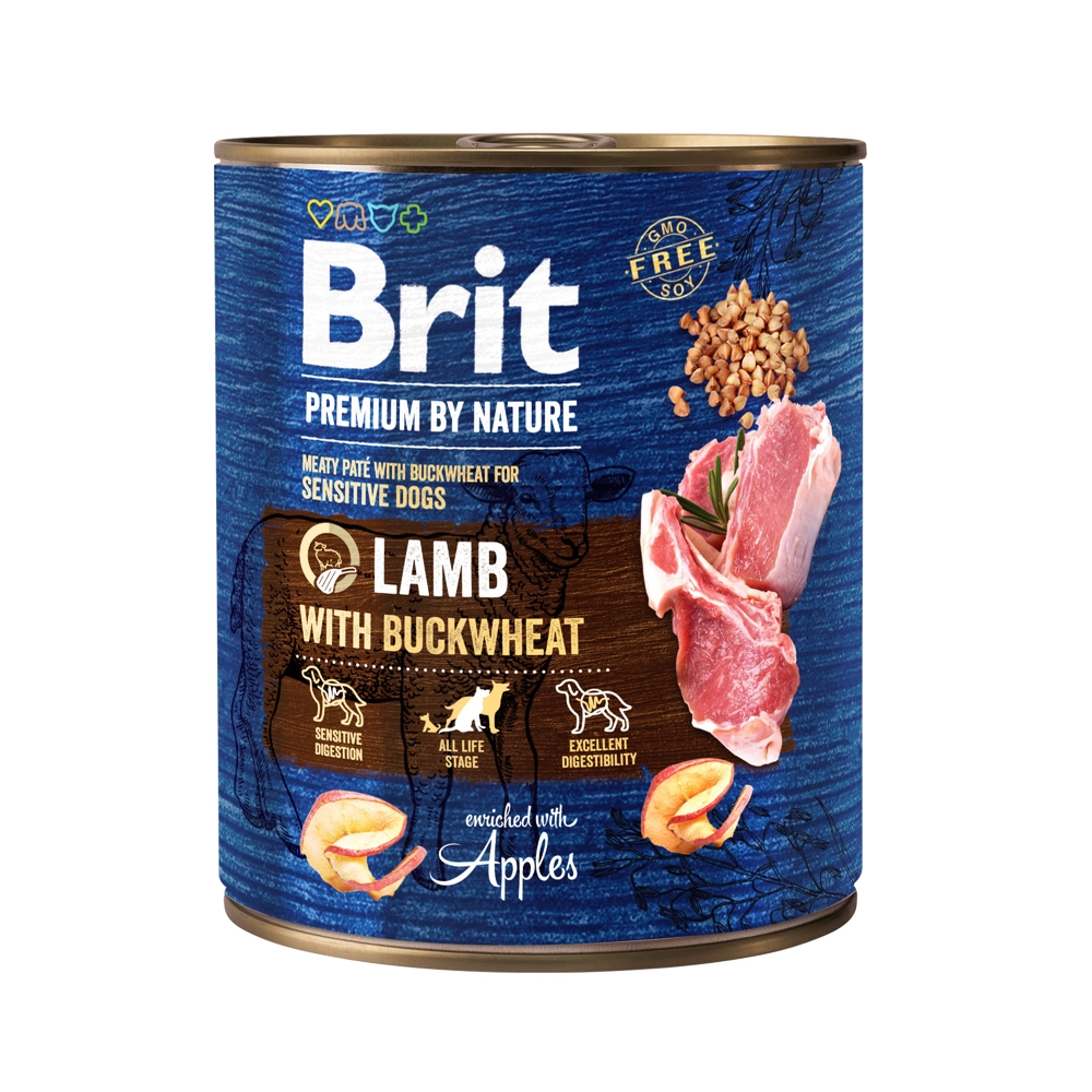 Brit Premium By Nature jagnięcina adult 800 g