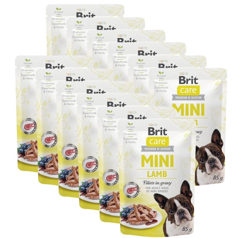 Brit Care jagnięcina adult małe rasy 85 g × 12