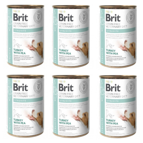 Brit Grain Free Vet Diets indyk 400 g × 6