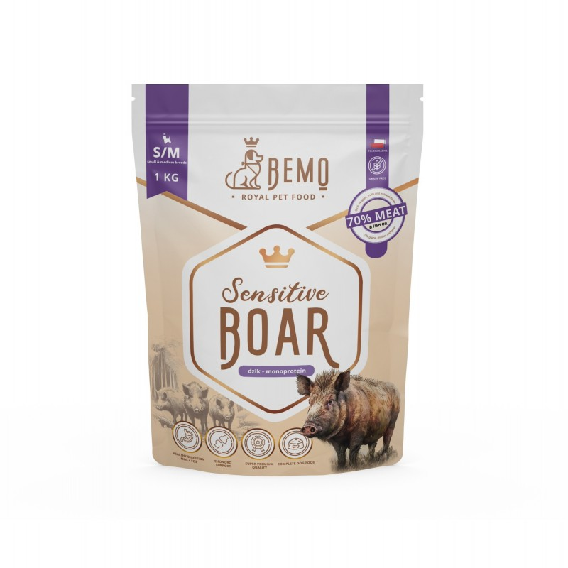 Bemo Sensitive dziczyzna adult małe i średnie rasy 1 kg