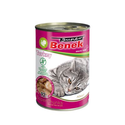 Super Beno Super Chunks Sensitive indyk w sosie adult 415 g × 20