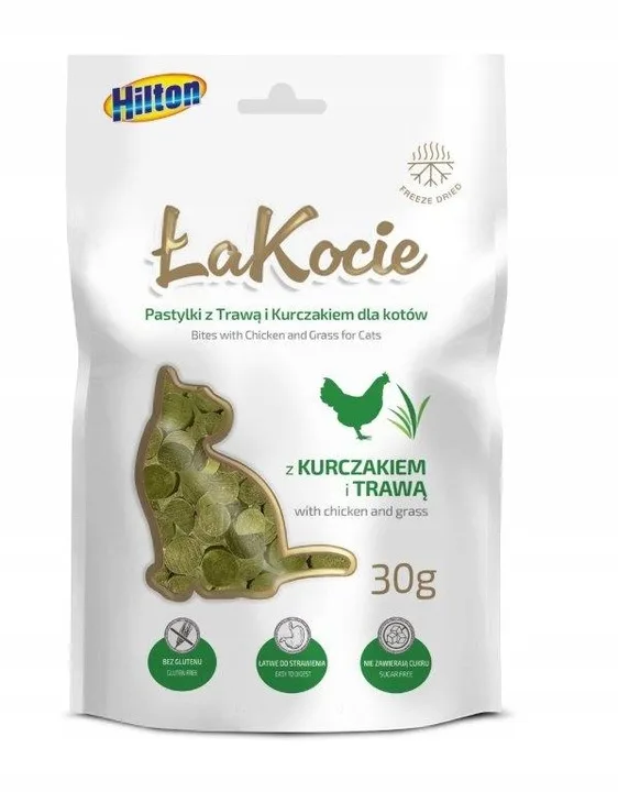 Hilton ŁaKocie kurczak z trawą 30 g