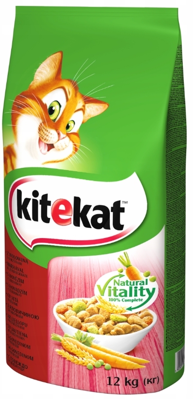Kitekat wołowina adult 12 kg