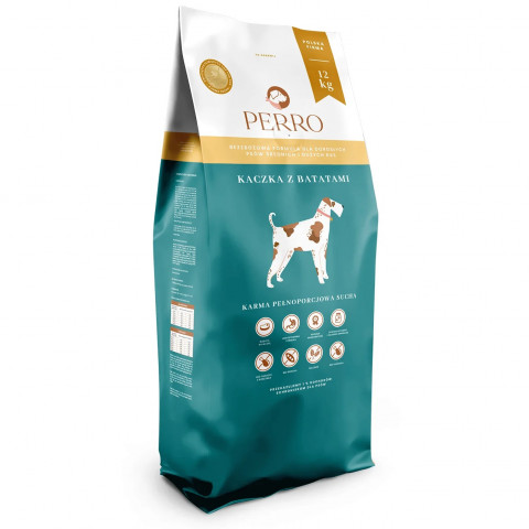 Perro kaczka z batatem adult średnie i duże rasy 12 kg