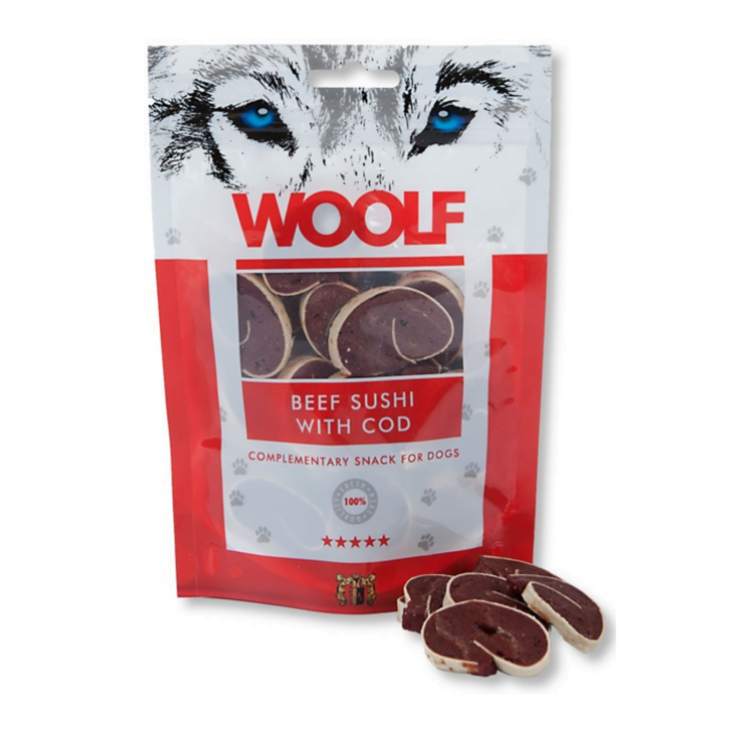 Woolf Beef Sushi wołowina, dorsz 100 g
