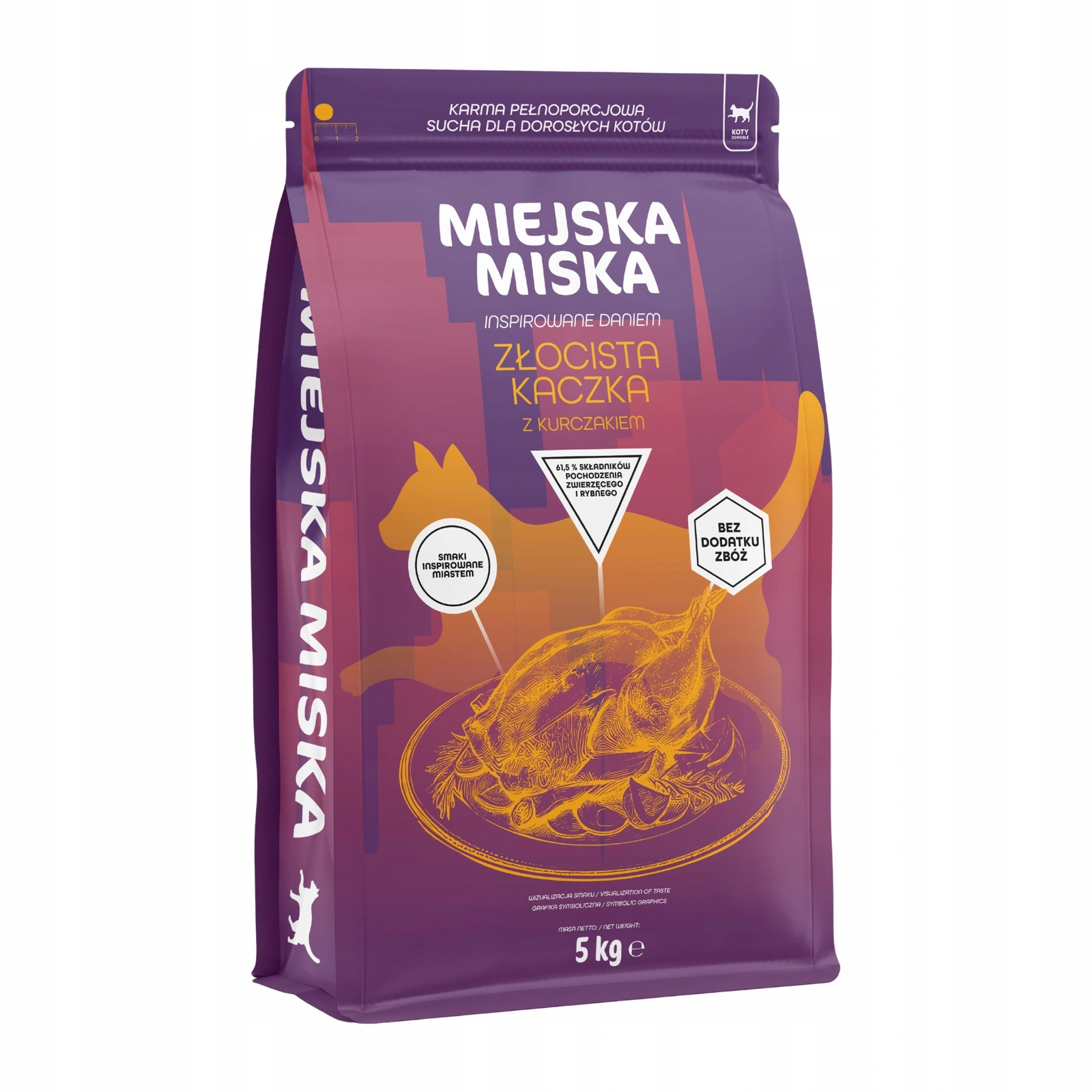 Gaczoo Miejska Miska kaczka adult 5 kg