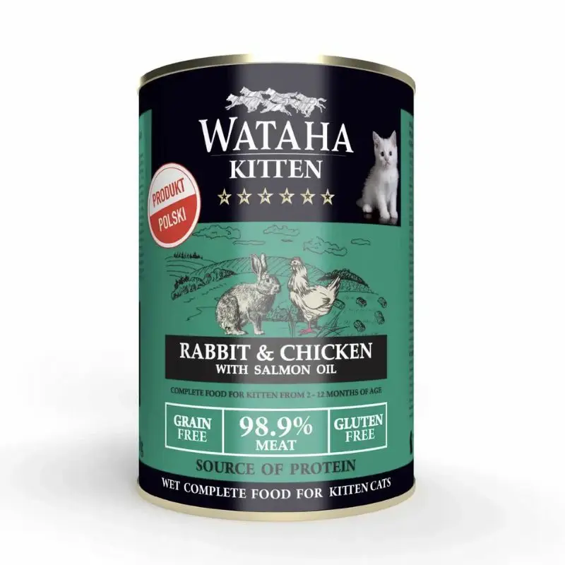Wataha Hunt królik, kurczak kitten 400 g