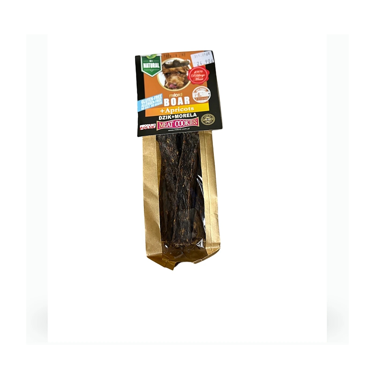 Milord Meat Cookies dziczyzna z morelą 80 g