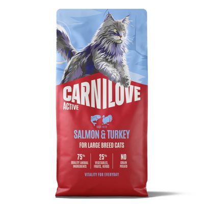 Carnilove Active indyk, łosoś adult 6 kg × 2