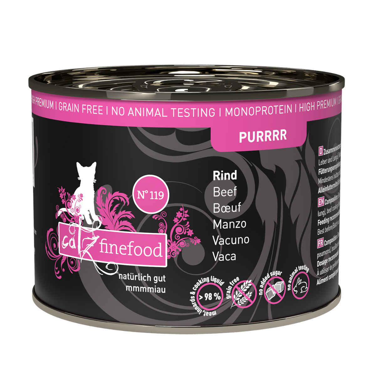 Catz Finefood Purrrr wołowina w bulionie 200 g