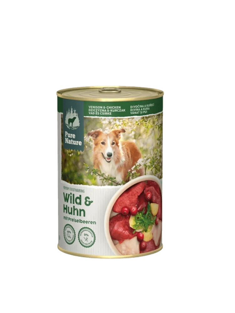 Pure Nature dziczyzna, kurczak adult 400 g