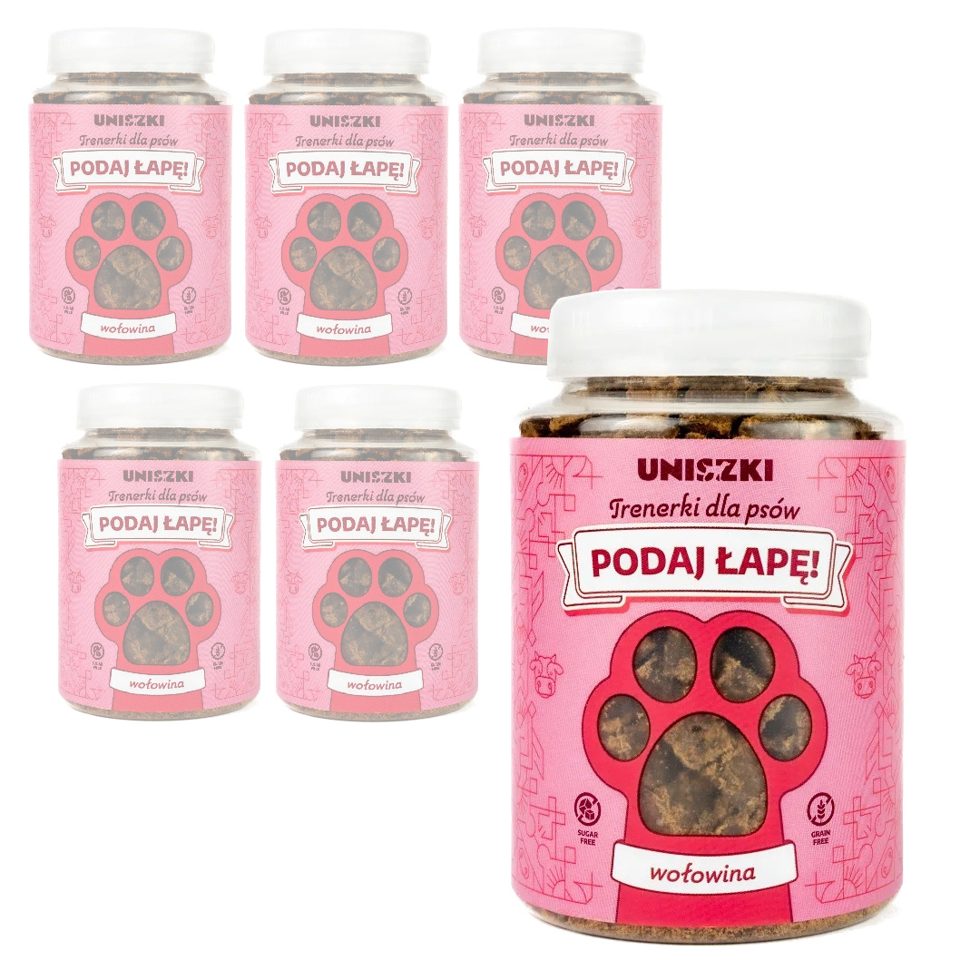 Uniszki Trenerki wołowina 150 g × 6