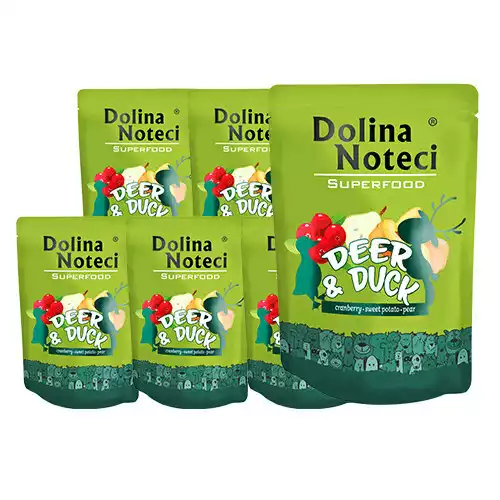 Dolina Noteci Superfood jeleń, kaczka 300 g × 10