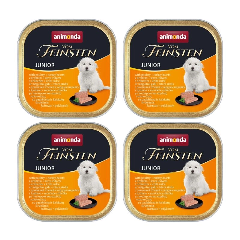 Animonda Vom Feinsten drób, indyk junior 150 g × 6