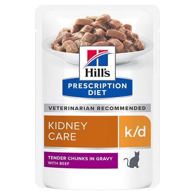 Hill's Prescription Diet k/d wołowina w sosie 85 g × 24