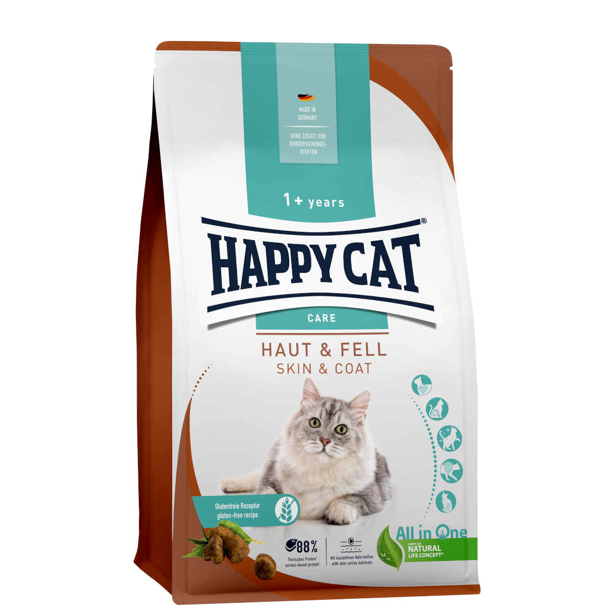Happy Cat Care Skin & Coat adult 300 g