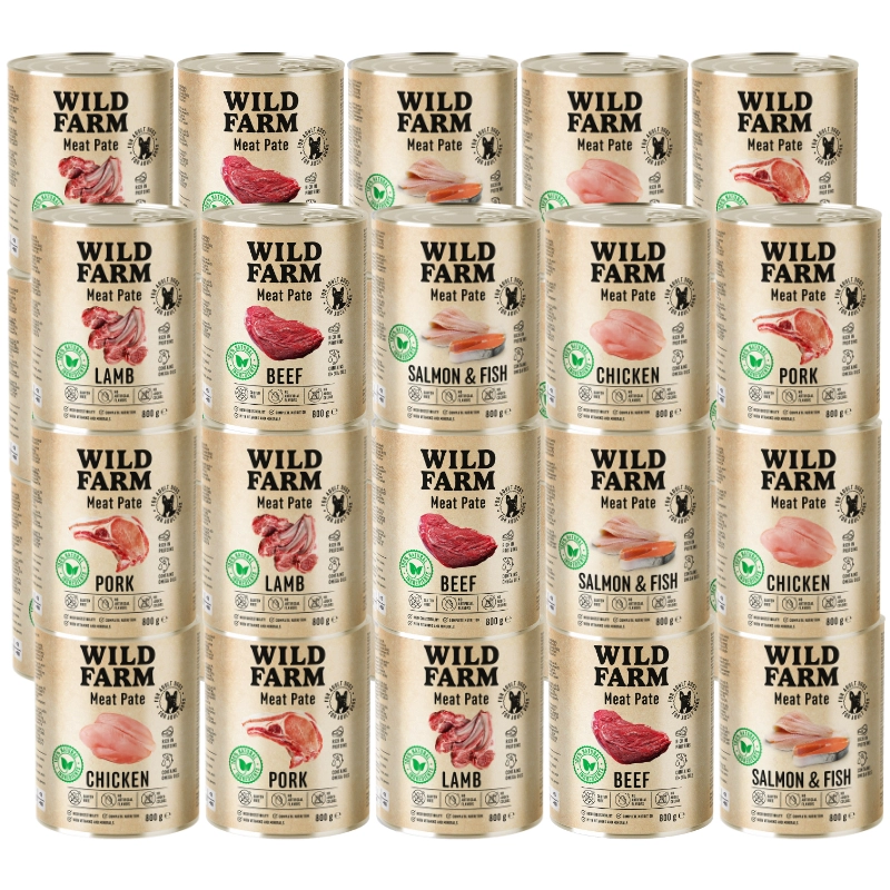 Wild Farm Pate adult 800 g × 30