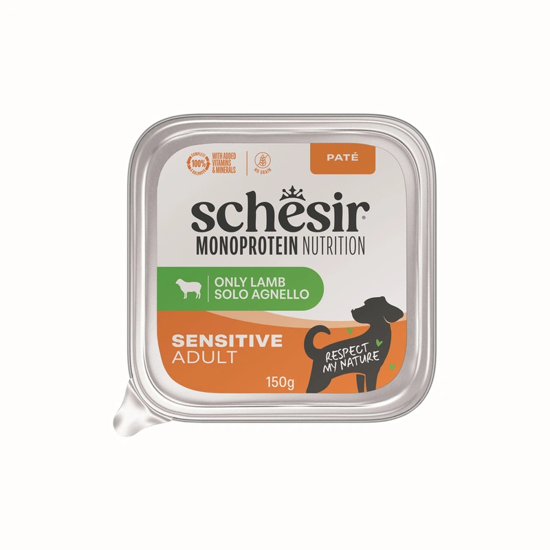 Schesir Monoprotein Sensitive jagnięcina adult 150 g