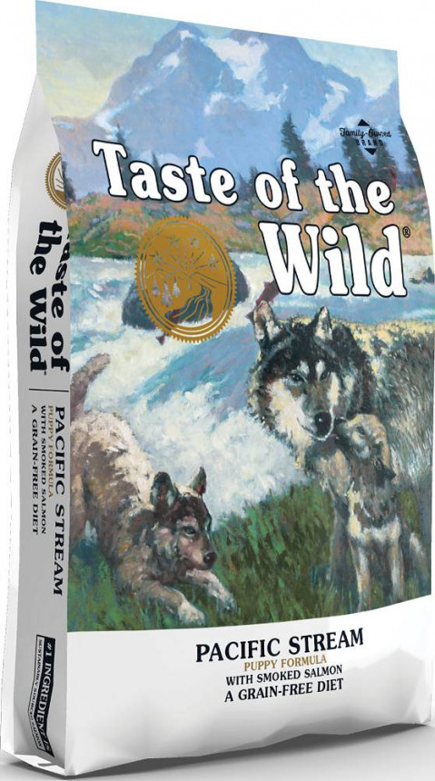 Taste of the Wild Pacific Stream łosoś puppy 5,6 kg